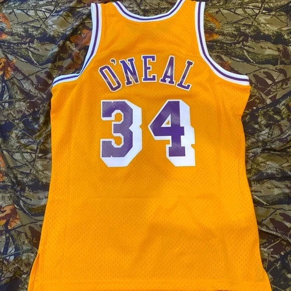 Brand New 1996-97 Hardwood Classics Los Angeles Lakers Shaquille O’Neal Size M - Picture 5 of 6